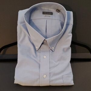 Van Heusen Men's Light Blue Dress Shirt, Size 3X